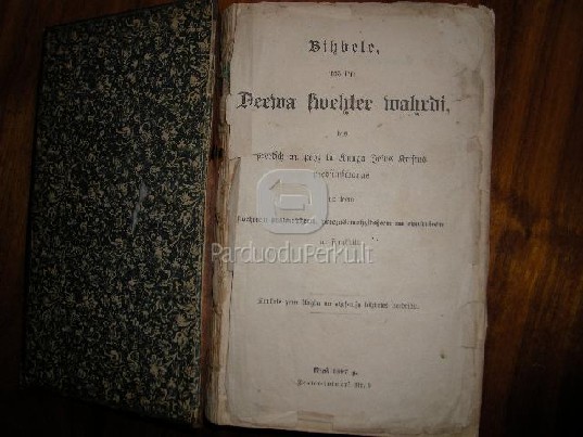 Latviška Biblija 1897 metų