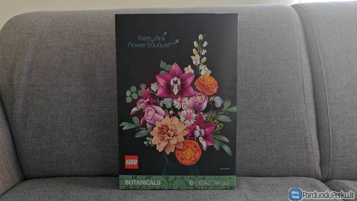 Lego 10342 Botanicals - Pretty Pink Flower Bouquet (Daili rausvų gėlių puokštė)