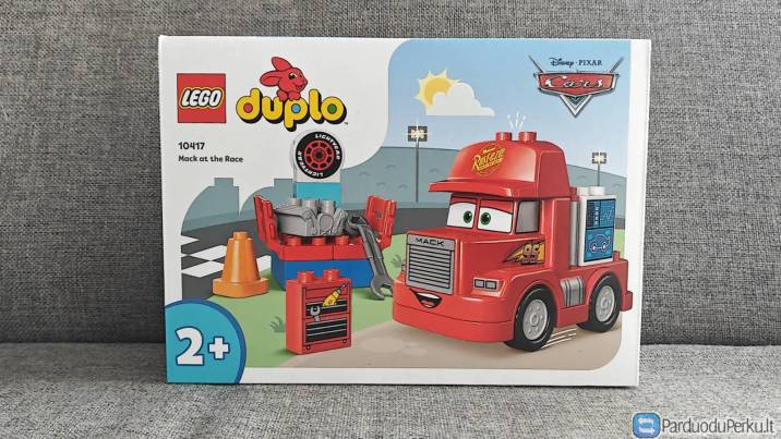 Lego 10417 Duplo - Mack at the Race (Makas lenktynėse).