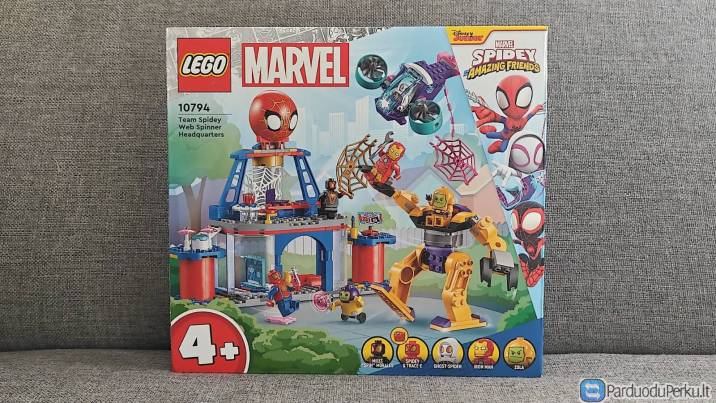 Lego 10794 Marvel Super Heroes - Spider-Man Team Spidey Web Spinner Headquarters
