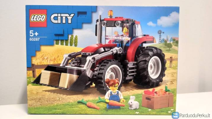 Lego 60287 City - Farm Tractor (Traktorius)