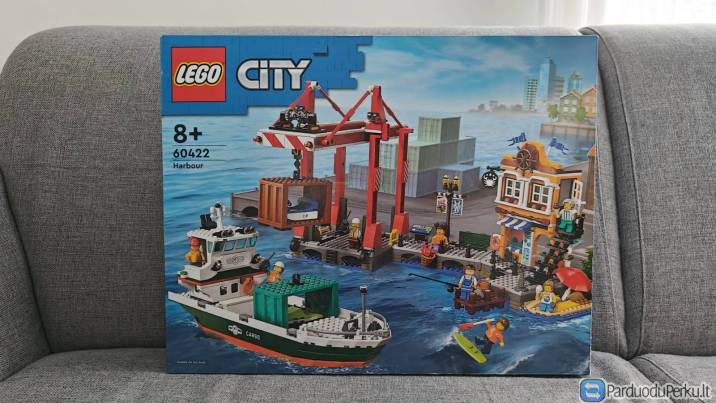 Lego 60422 City - Seaside Harbor with Cargo Ship (Pajūrio uostas su krovininiu laivu)