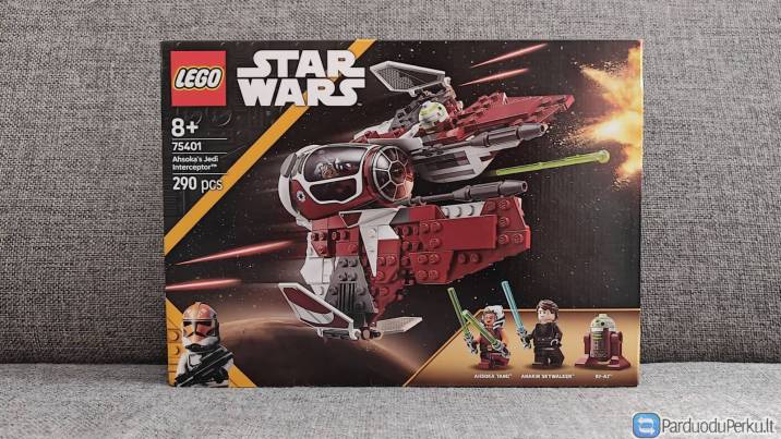 Lego 75401 Star Wars - The Clone Wars Ahsoka's Jedi Interceptor (Ahsokos džedajų naikintuvas)