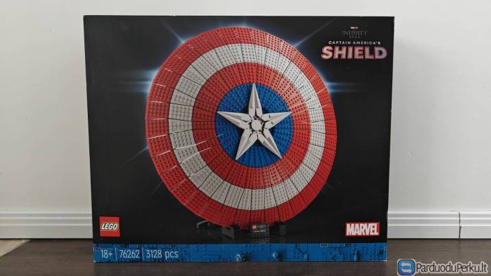 Lego 76262 Marvel Super Heroes - Captain Americas Shield (Kapitono Amerika skydas)