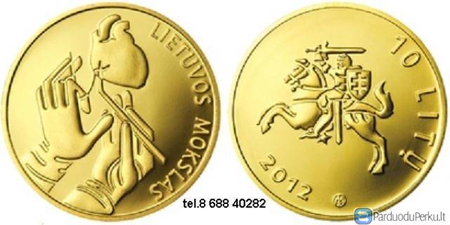 Lietuviškos kolekcinės monetos(auksas)