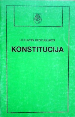 Lietuvos Respublikos Konstitucija