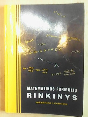 Matematikos formulių rinkinys