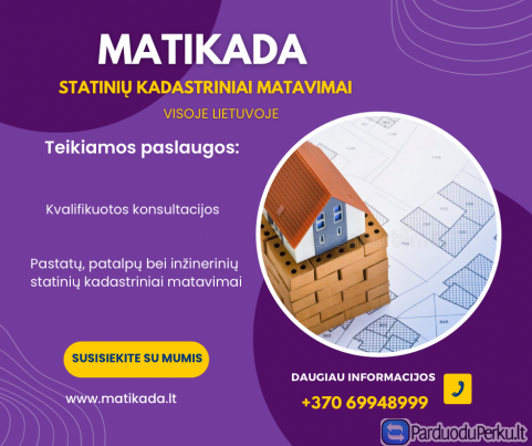 Matikada.lt - statinių kadastriniai matavimai