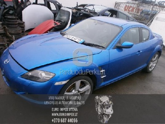 MAZDA RX-8 2004 2.6 2616CM3 177KW BENZINAS MECHANINE SEDANAS