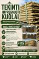Mediniai tekinti impregnuoti kuolai