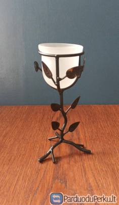 Metalinė žvakidė, aukštis 18,5cm