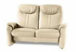 Minkšta sofa Nr161 su relax funkcija oda gelsva
