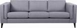 Minkšta sofa Nr167 +HO pilkas str. audinys be f