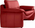 Minkštas fotelis 525 Nr169  oda raudona
