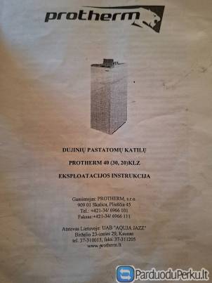 Naudotas dujinis katilas