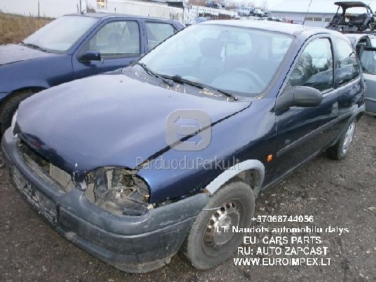 NAUDOTOS DALYS - OPEL CORSA 1999 1.0L 973CM3 40KW BENZINAS H