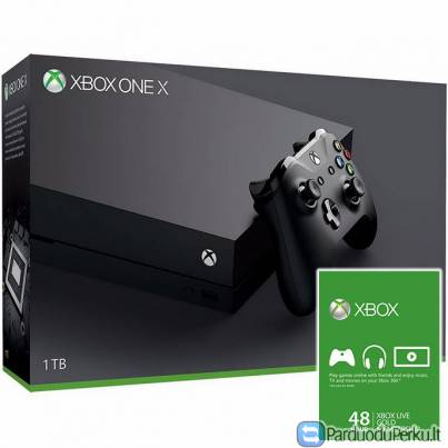 Xbox One X 1TB konsolės