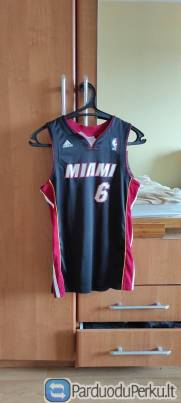 NBA Adidas Miami Heat LeBron James vaikiški marškinėliai