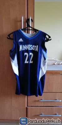NBA Adidas Timberwolves Wiggins marškinėliai