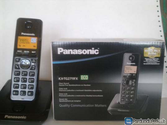 Nenaudotas belaidis telefonas PANASONIC KX-TG2711FX