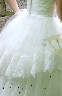 Nėriniuota tiulio vestuvinė suknelė