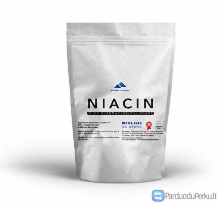 Niacino Vitamino B3 milteliai 454g