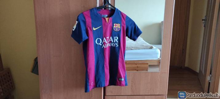 Nike Barcelona vaikiški futbolo marškinėliai