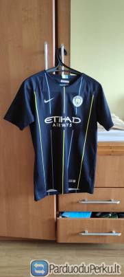 Nike Manchester City paaugliški futbolo marškinėliai