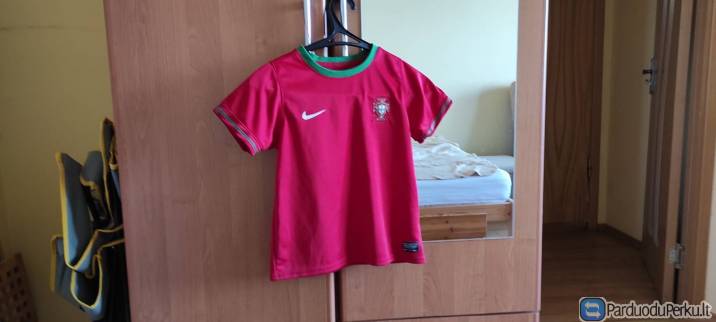 Nike Portugalijos vaikiški futbolo marškinėliai