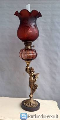 Nr.8) Prabangi antik.žibalinė Lempa veikianti
