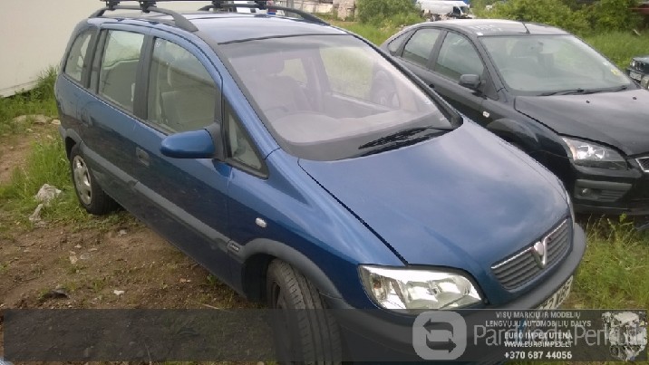 OPEL ZAFIRA 2002 2.0DTI DYZELIS MECHANINE VIENATURIS 4_5D EN