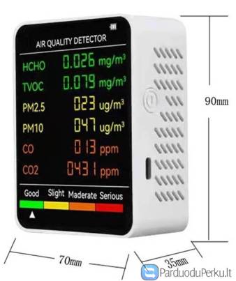 Oro kokybės detektorius