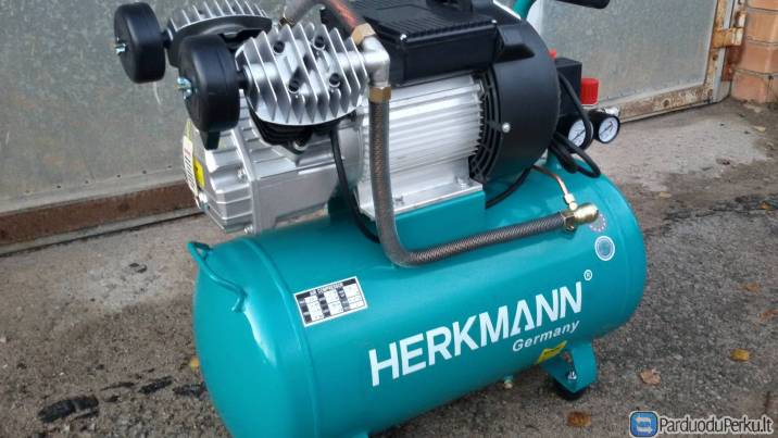 Oro kompresorius "Herkmann" 2 cilindrų
