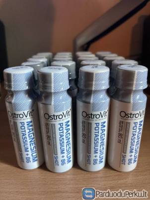 Ostrovit Magnis, kalis + B6 (Magnesium, Potassium + B6) (20 x 80 ml)