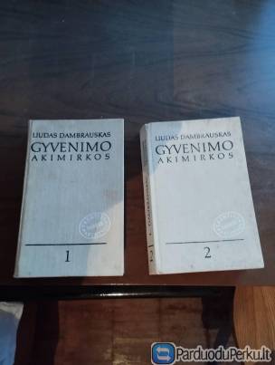 Parduoda knygas 1 ir 2 tomai