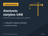 Parduodama veikianti statybos UAB su galiojančiu statybos atestatu