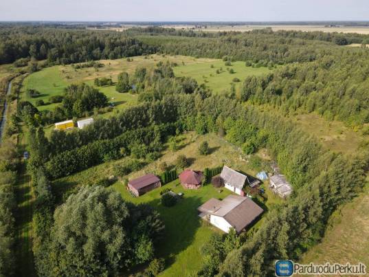 Parduodama gamtos apsuptyje kaimo sodyba su dideliu 2,9315 ha žemės sklypu