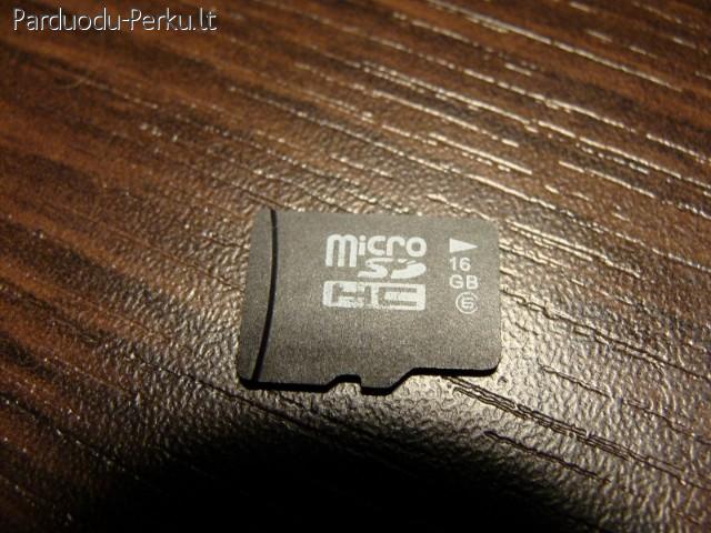 Parduodama Nauja, nenaudota Micro SD (HC) 16GB kortelė