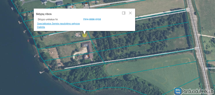 Parduodamas 1,1338 ha žemės sklypas prie Šiemečio ežero, Elektrėnų sav., Vievio sen., Keliakiemio k.