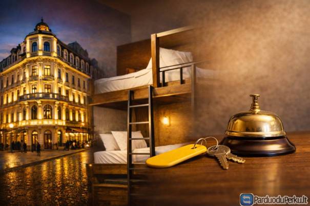 PARDUODAMAS APGYVENDINIMO PASLAUGŲ VERSLAS VILNIAUS CENTRE