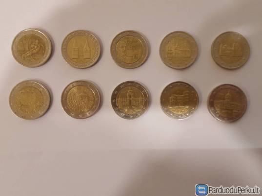 Parduodu 2€ progines monetas