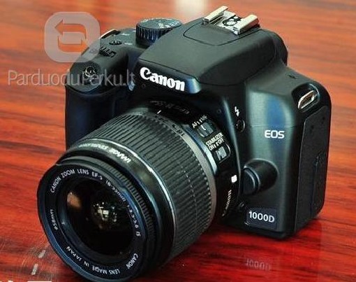 Parduodu Canon eos 1000d fotoaparata