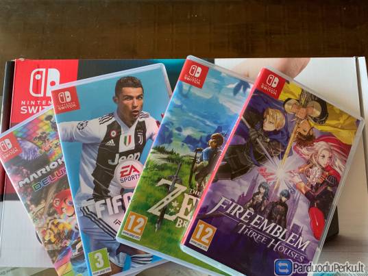 Parduodu nintendo switch praktiskai nenaudota