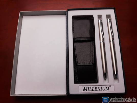 Parduodu puikią dovaną rašiklių komplektą Millenium