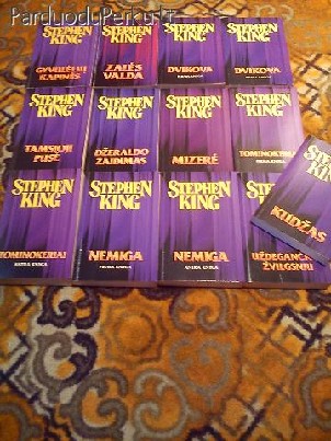 Parduodu Stepheno Kingo knygas