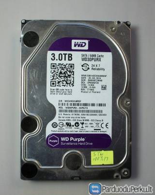 3 Tb WD Purple sata 3 3,5'' HDD