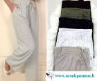 Patogios dryžuotos plačios kelnės