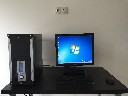 PC + monitorius + 2 klaviaturos + 2 pelės