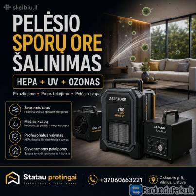 PELĖSIO SPORŲ ORE ŠALINIMAS