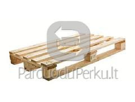 Perku naudotus medinius padeklus nuo statybinių medžiagų